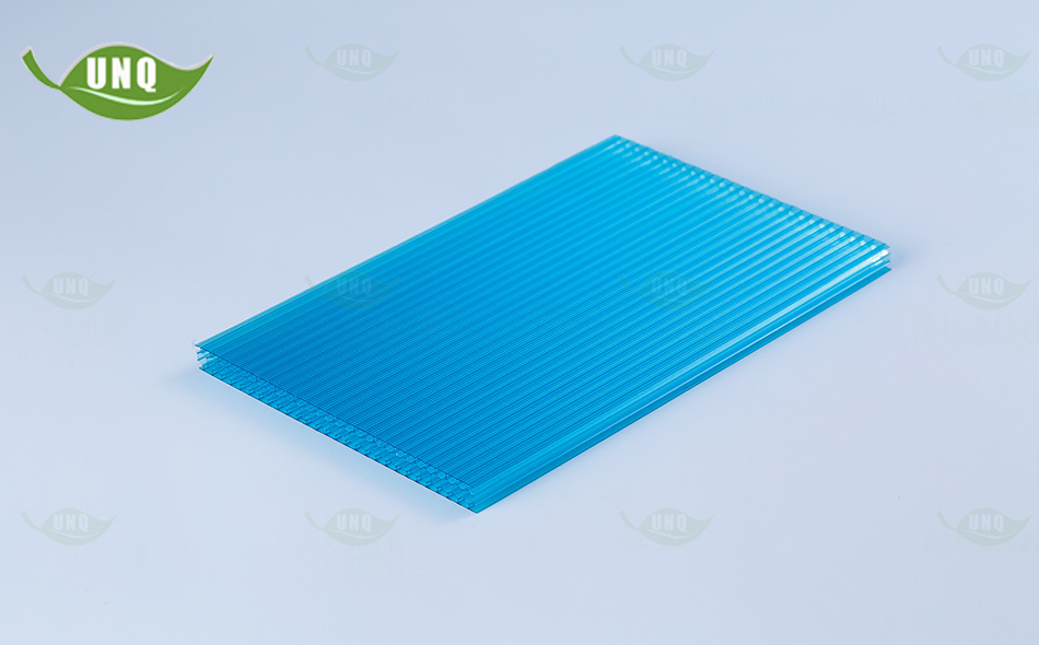 優(yōu)尼科蜂窩型湖藍陽光板圖片